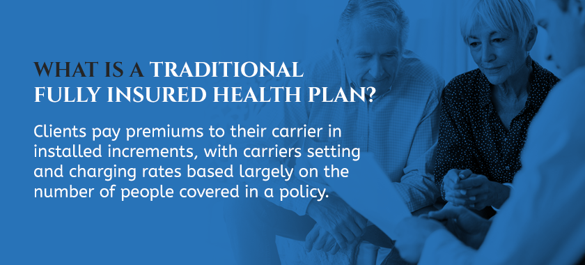 Traditional fully insured health plan