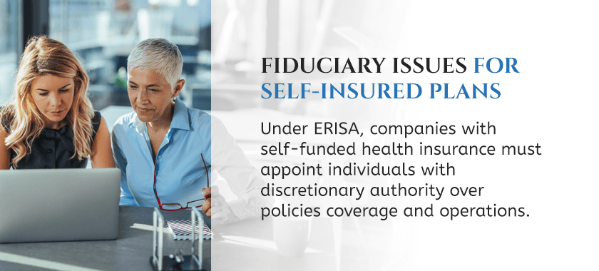 Fiduciary issues for self-insured plans