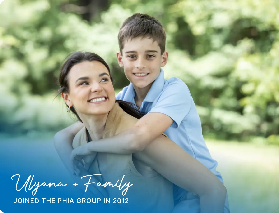Ulyana + Family - Joined the PHIA Group in 2012