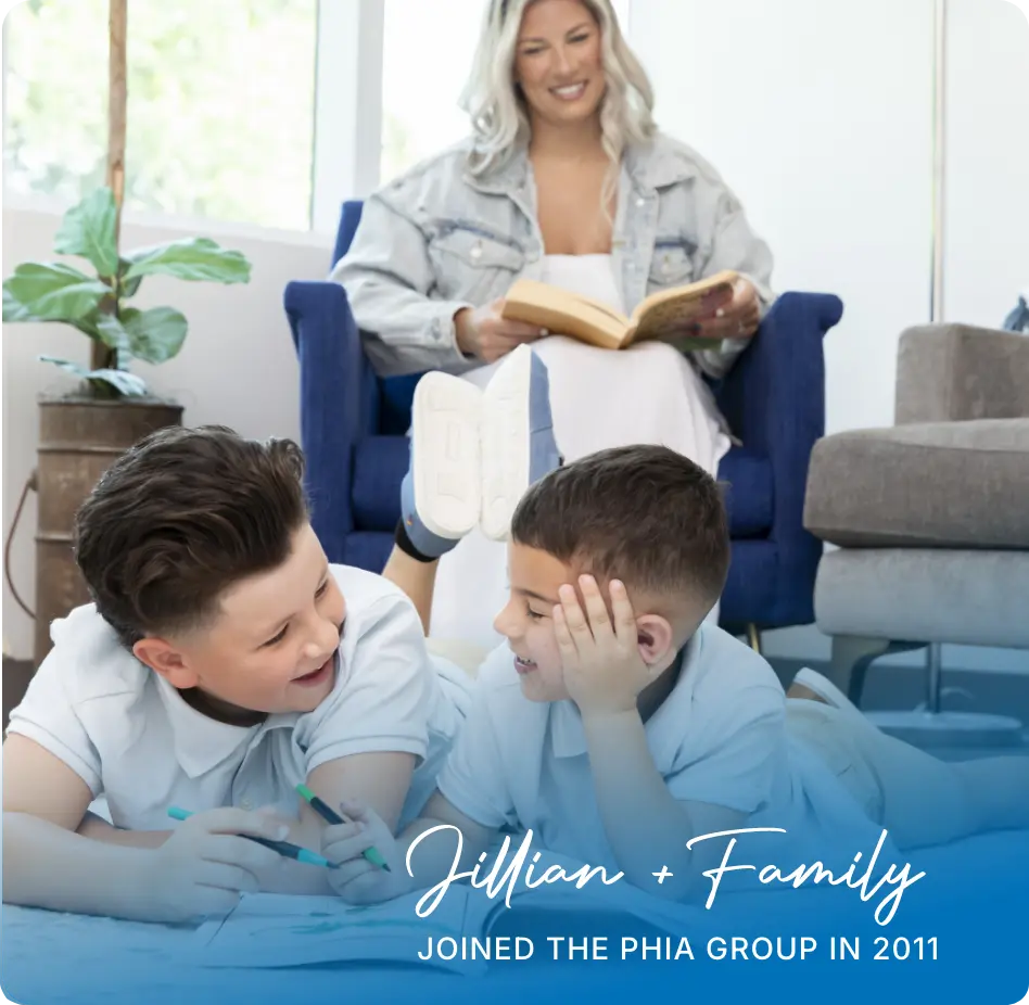 jilian Jilian + Family Joined the Phia Group in 2011