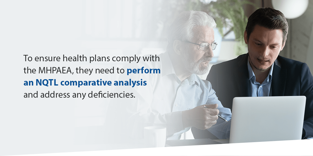 Perform an NQTL comparative analysis