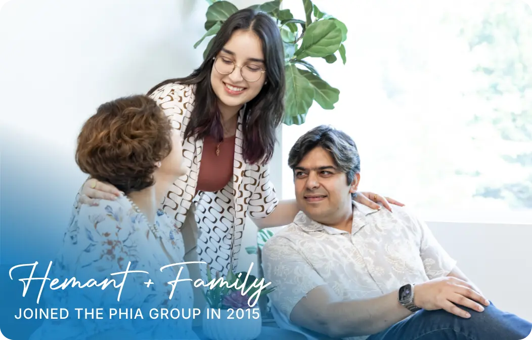 hemant-family Hemant + Family joined The Phia Group in 2015