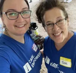 Phia employees at charity event